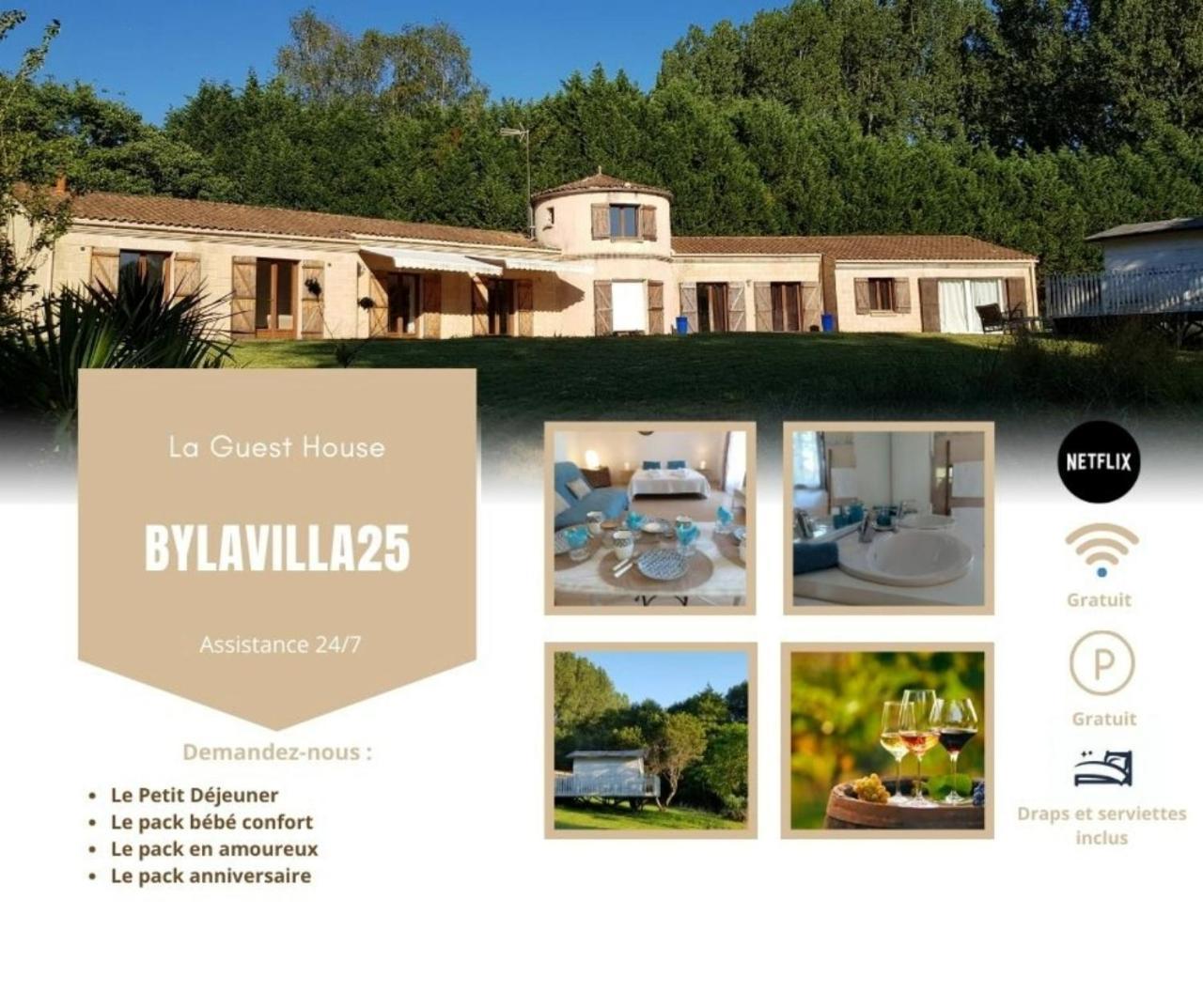 LA VILLA 25, sa Guest House, 2 chambres jusqu'à 6 personnes Noaillan Extérieur photo